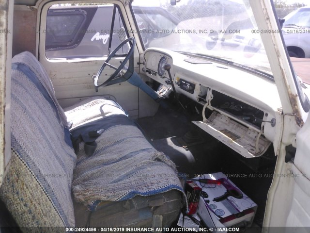 F10CR523472 - 1964 FORD F100 WHITE photo 5