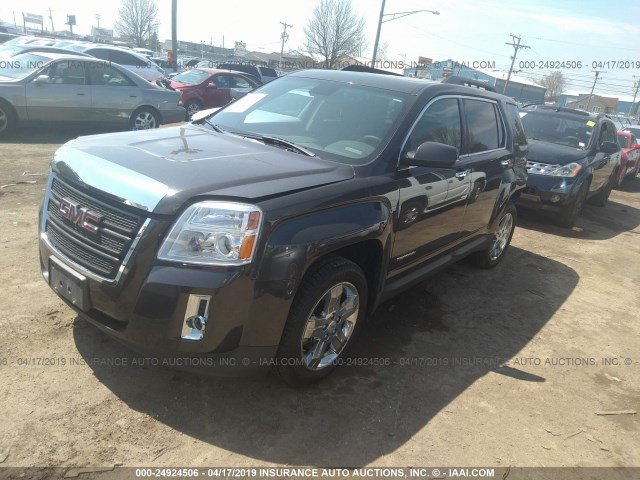 2GKALSEK2D6327213 - 2013 GMC TERRAIN SLE BLACK photo 2