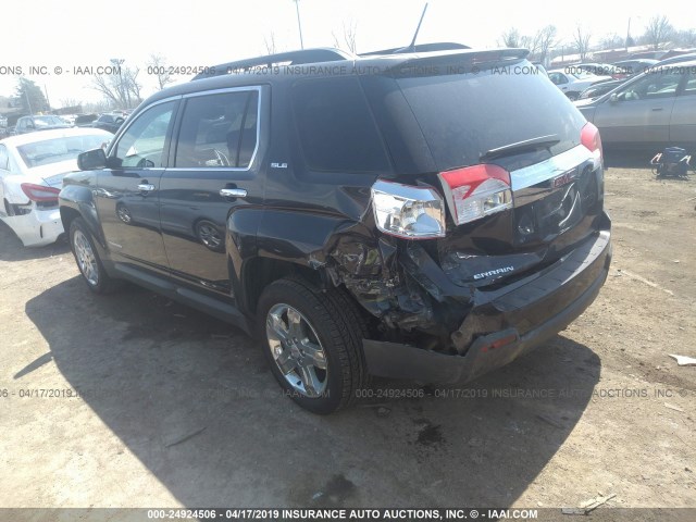 2GKALSEK2D6327213 - 2013 GMC TERRAIN SLE BLACK photo 3