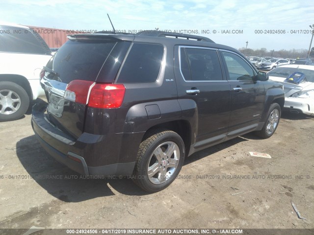 2GKALSEK2D6327213 - 2013 GMC TERRAIN SLE BLACK photo 4