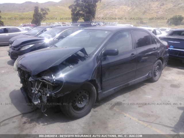 1NXBR32E77Z777153 - 2007 TOYOTA COROLLA CE/LE/S BLACK photo 2