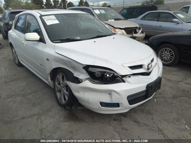 JM1BK344081826001 - 2008 MAZDA 3 HATCHBACK WHITE photo 1