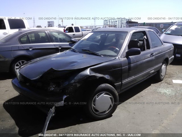 1N4EB32A0PC772374 - 1993 NISSAN SENTRA E/XE/SE GRAY photo 2