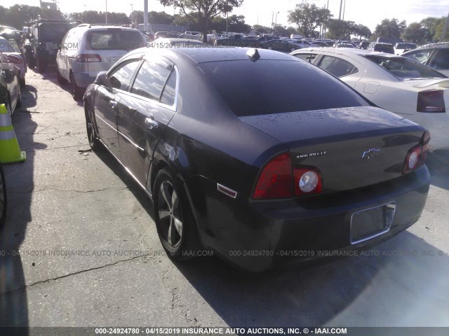 1G1ZC5E04CF258052 - 2012 CHEVROLET MALIBU 1LT 灰色 照片 3