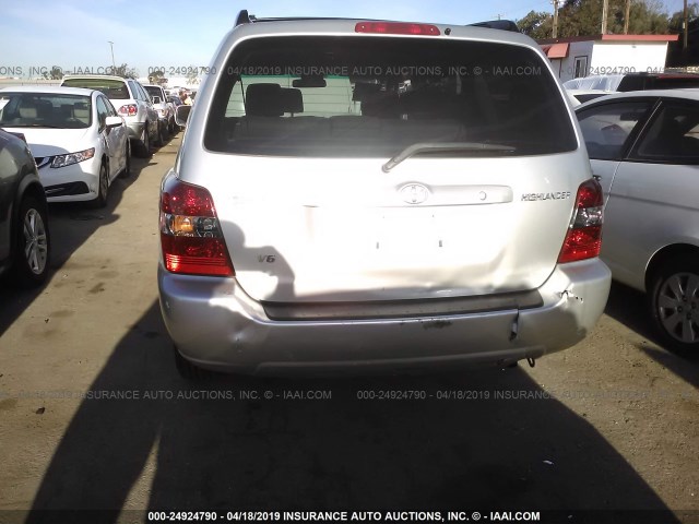 JTEDP21A470143426 - 2007 TOYOTA HIGHLANDER SPORT/LIMITED BEIGE photo 6