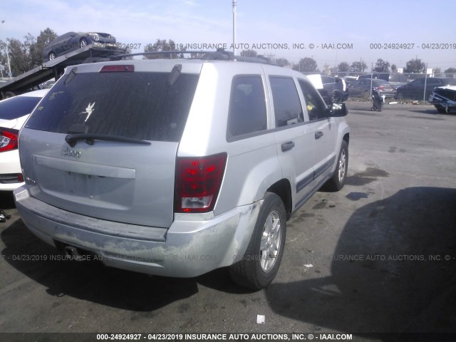 1J4GS48K96C148798 - 2006 JEEP GRAND CHEROKEE LAREDO/COLUMBIA/FREEDOM 银色 照片 4