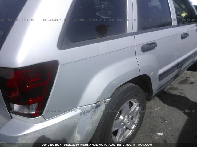 1J4GS48K96C148798 - 2006 JEEP GRAND CHEROKEE LAREDO/COLUMBIA/FREEDOM 银色 照片 6