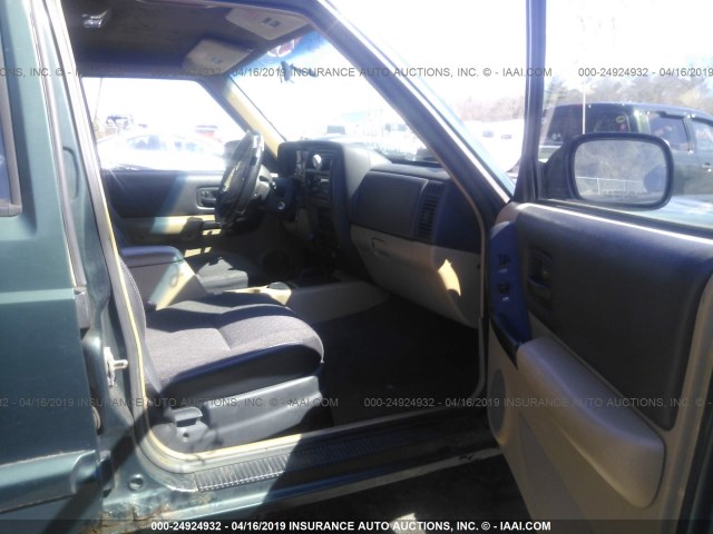 1J4FF68S3XL508869 - 1999 JEEP CHEROKEE SPORT/CLASSIC მწვანე ფოტო 5