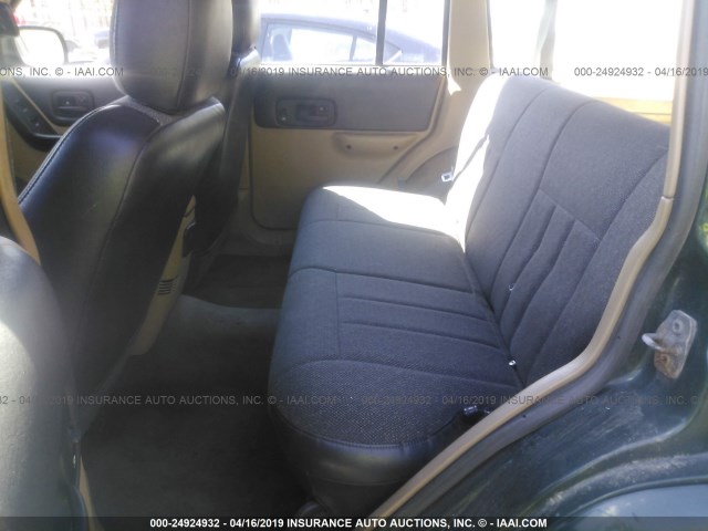 1J4FF68S3XL508869 - 1999 JEEP CHEROKEE SPORT/CLASSIC მწვანე ფოტო 8