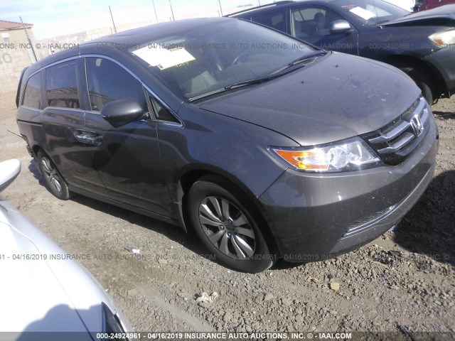 5FNRL5H63EB049254 - 2014 HONDA ODYSSEY EXL GRAY photo 1