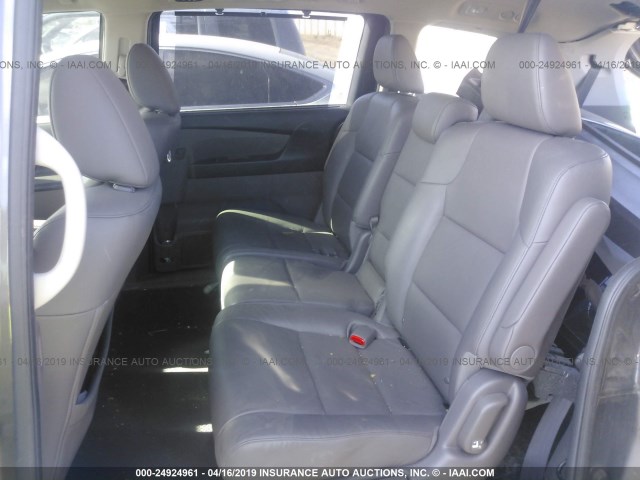 5FNRL5H63EB049254 - 2014 HONDA ODYSSEY EXL GRAY photo 8