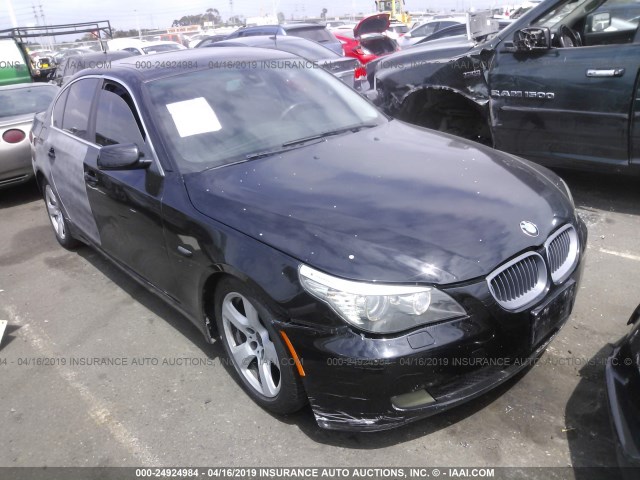 WBANW13538CZ77058 - 2008 BMW 535 I BLACK photo 1