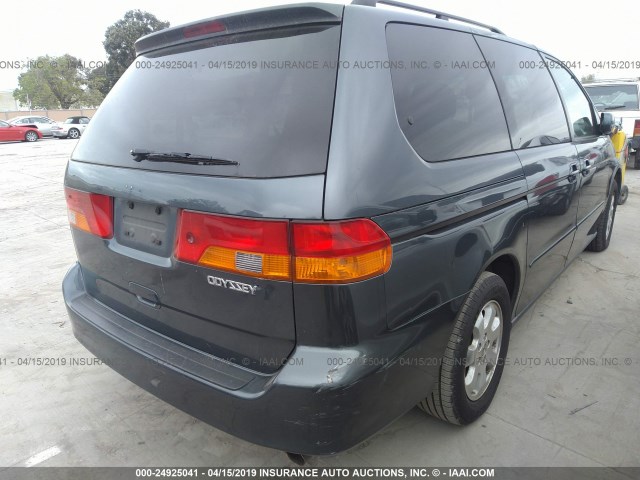 5FNRL18014B033671 - 2004 HONDA ODYSSEY EXL GRAY photo 4