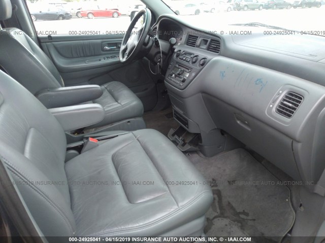 5FNRL18014B033671 - 2004 HONDA ODYSSEY EXL GRAY photo 5