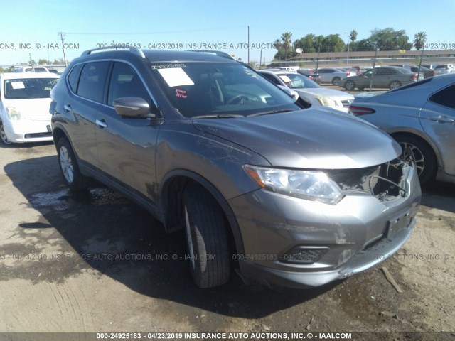 5N1AT2ML0EC829499 - 2014 NISSAN ROGUE S/SL/SV GRAY photo 1