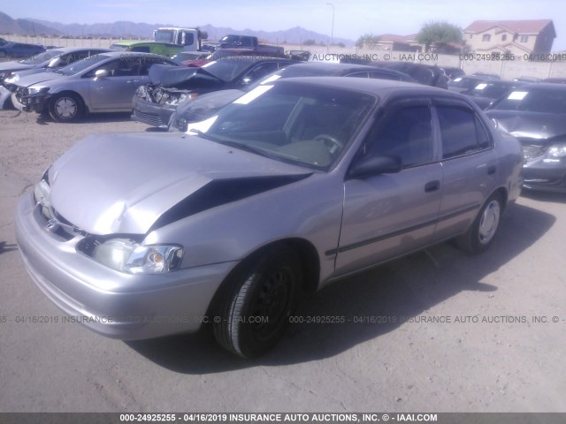 1NXBR12E6YZ409164 - 2000 TOYOTA COROLLA VE/CE/LE TAN photo 2