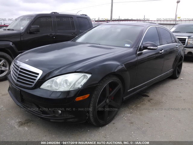 WDDNG71X79A251844 - 2009 MERCEDES-BENZ S 550 BLACK photo 2