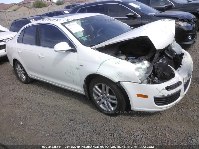 3VWEF71K07M111858 - 2007 VOLKSWAGEN JETTA WOLFSBURG WHITE photo 1