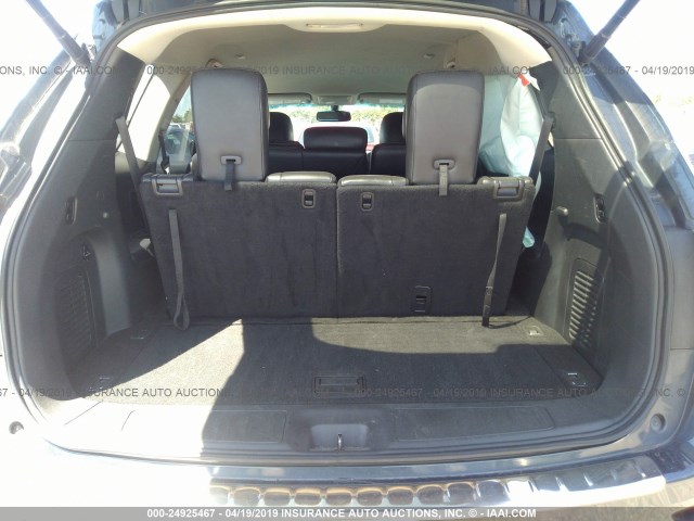 5N1AR2MN9EC693163 - 2014 NISSAN PATHFINDER S/SV/SL/PLATINUM Dark Blue photo 8