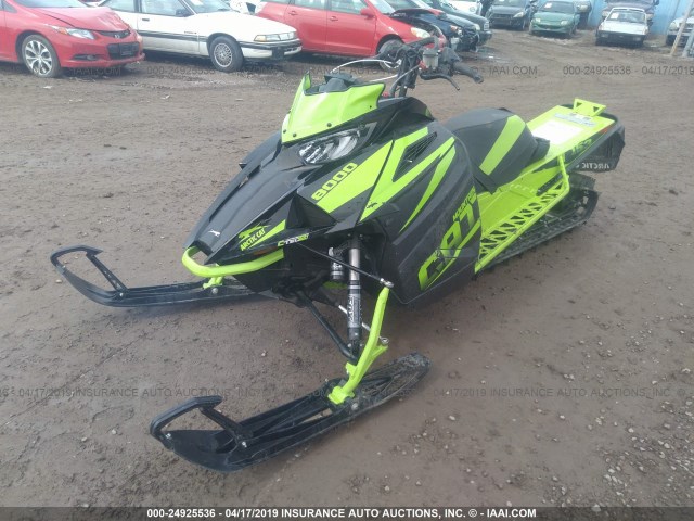 4UF18SNW7JT112910 - 2018 ARCTIC CAT MOUNTAIN CAT 500  GREEN photo 2