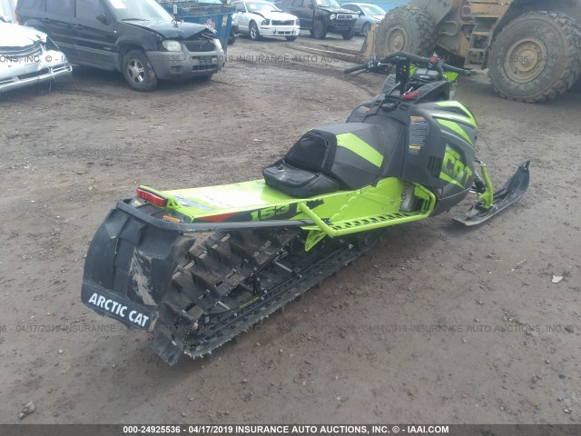 4UF18SNW7JT112910 - 2018 ARCTIC CAT MOUNTAIN CAT 500  GREEN photo 4