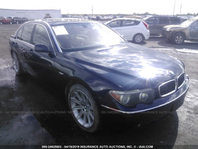 WBAGN63453DR08410 - 2003 BMW 745 LI BLUE photo 1