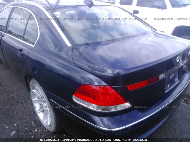 WBAGN63453DR08410 - 2003 BMW 745 LI BLUE photo 6