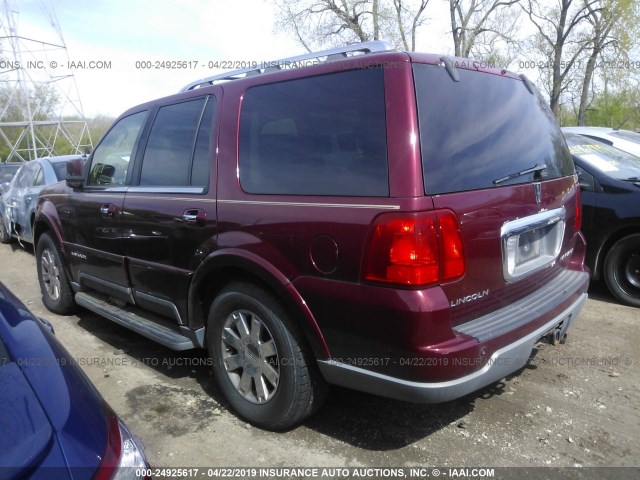 5LMFU28R14LJ19573 - 2004 LINCOLN NAVIGATOR 红色 照片 3