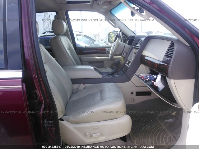 5LMFU28R14LJ19573 - 2004 LINCOLN NAVIGATOR 红色 照片 5