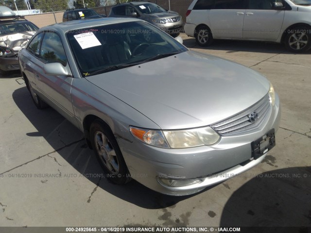 2T1CF28P12C564614 - 2002 TOYOTA CAMRY SOLARA SE/SLE SILVER photo 1