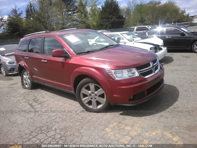 3D4PG3FG0BT521535 - 2011 DODGE JOURNEY CREW MAROON photo 1