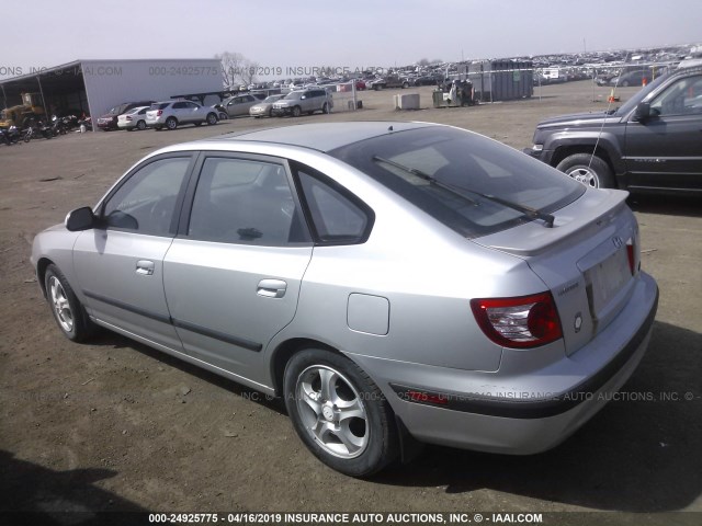 KMHDN56DX5U145536 - 2005 HYUNDAI ELANTRA GLS/GT SILVER photo 3