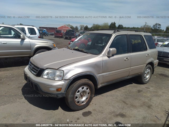 JHLRD18751C051368 - 2001 HONDA CR-V SE/LE GOLD photo 2