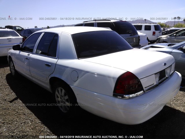 2FAFP74V98X132472 - 2008 FORD CROWN VICTORIA LX/SPORT WHITE photo 3