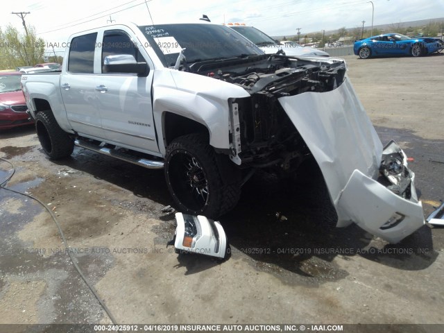 3GCUKSEJ6JG405947 - 2018 CHEVROLET SILVERADO K1500 LTZ WHITE photo 1