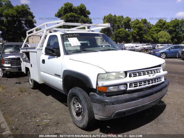 1GBHC24U62E271559 - 2002 CHEVROLET SILVERADO C2500 HEAVY DUTY WHITE photo 1