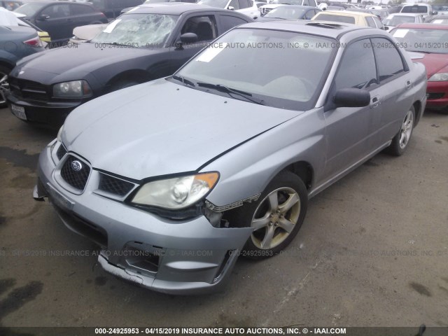 JF1GD61607H518166 - 2007 SUBARU IMPREZA 2.5I SILVER photo 2