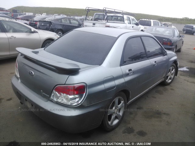 JF1GD61607H518166 - 2007 SUBARU IMPREZA 2.5I SILVER photo 4