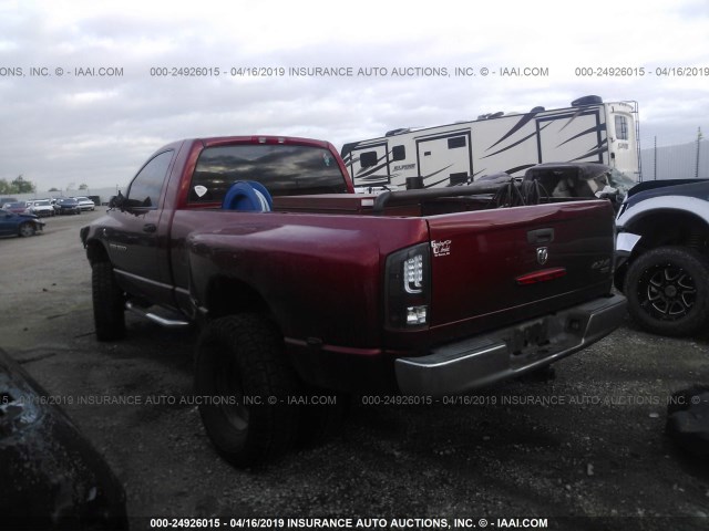 3D7MX46CX6G126298 - 2006 DODGE RAM 3500 ST/SLT MAROON photo 3