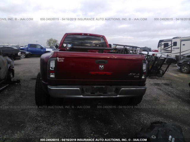 3D7MX46CX6G126298 - 2006 DODGE RAM 3500 ST/SLT MAROON photo 8