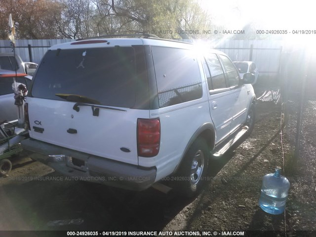 1FMRU17W72LA80468 - 2002 FORD EXPEDITION EDDIE BAUER WHITE photo 4