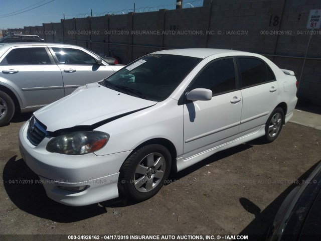 1NXBR30E38Z034686 - 2008 TOYOTA COROLLA CE/LE/S WHITE photo 2