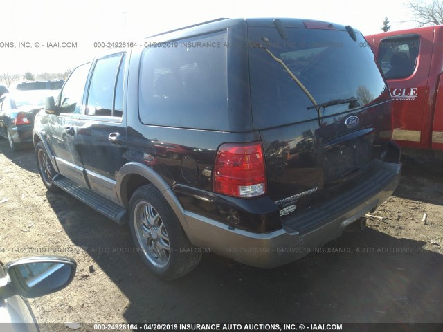 1FMFU18L33LB55448 - 2003 FORD EXPEDITION EDDIE BAUER BLACK photo 3