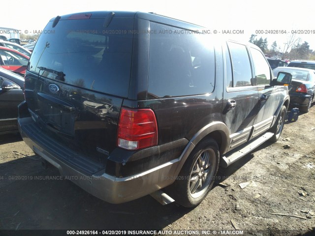 1FMFU18L33LB55448 - 2003 FORD EXPEDITION EDDIE BAUER BLACK photo 4