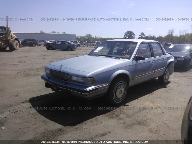 1G4AG55M8S6504669 - 1995 BUICK CENTURY SPECIAL BLUE photo 2