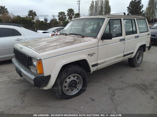 1JCHL7829GT055935 - 1986 JEEP CHEROKEE PIONEER WHITE photo 2