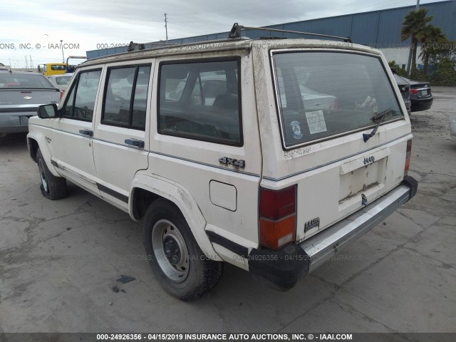 1JCHL7829GT055935 - 1986 JEEP CHEROKEE PIONEER WHITE photo 3