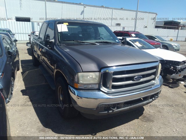 1FTSW30F52EA03477 - 2002 FORD F350 SRW SUPER DUTY GRAY photo 1