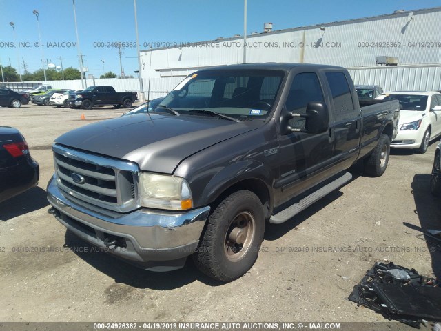 1FTSW30F52EA03477 - 2002 FORD F350 SRW SUPER DUTY GRAY photo 2