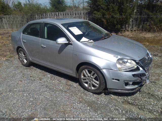 3VWEF71K27M081634 - 2007 VOLKSWAGEN JETTA WOLFSBURG SILVER photo 1